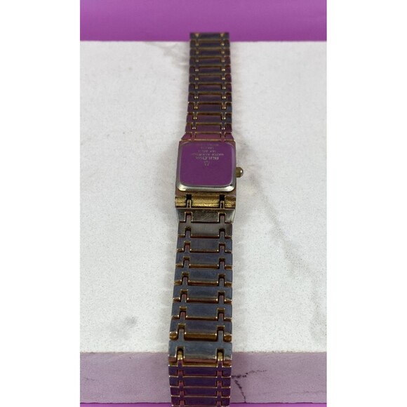 RARE Vintage Bulova 18k Gold Diamond Quartz Watch #185776 Swiss Made - Picture 3 of 10